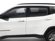 Husky Liners 2884052 - Low Profile Ventvisor Deflector; Smoke with Chrome Trim; Outside Mount; 4 pc. 4