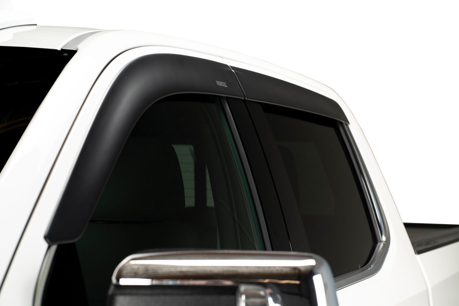 Husky Liners 2857049 - Low Profile Ventvisor Deflector; Matte Black; Outside Mount; 4 pc. 4