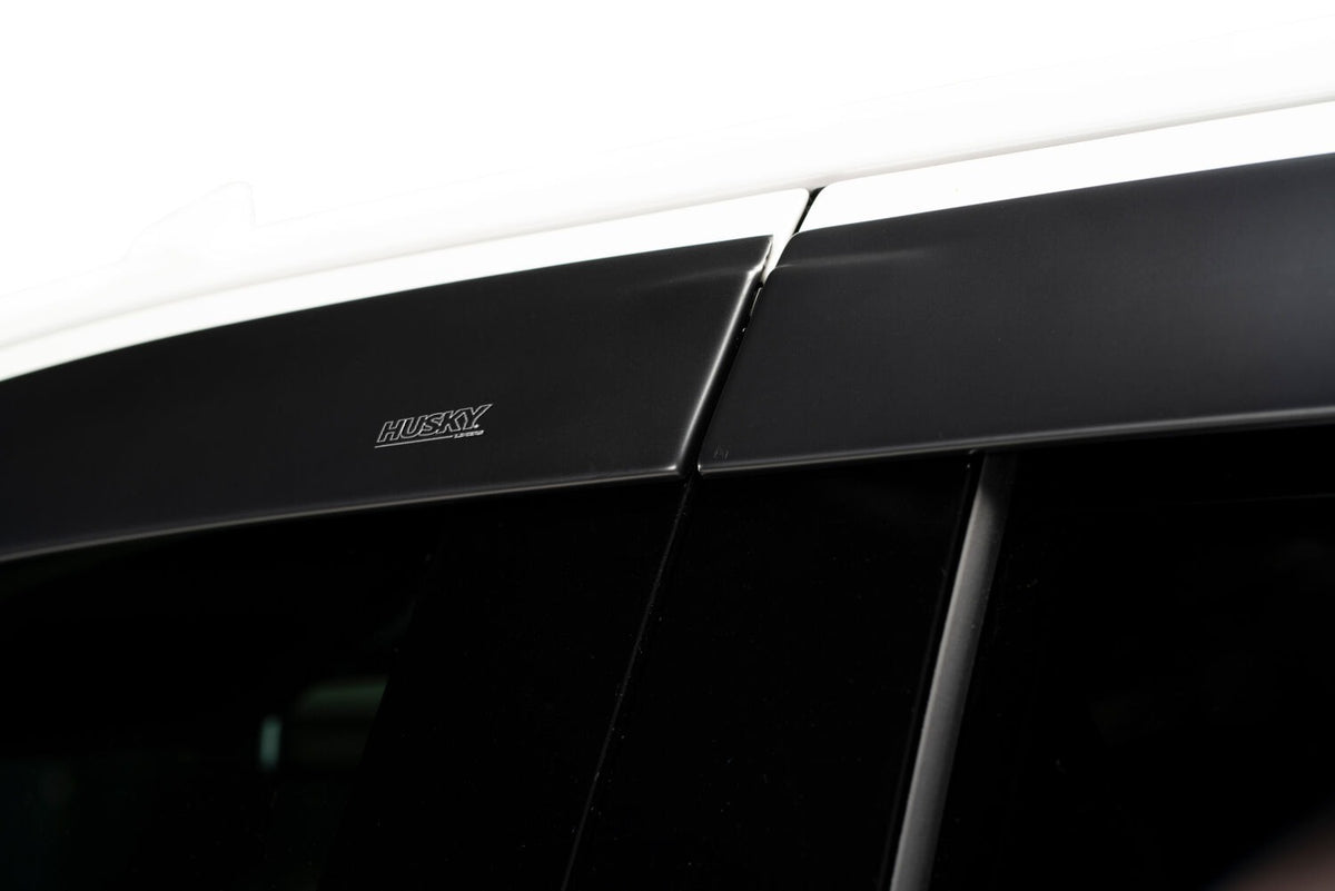 Husky Liners 2857044 - Low Profile Ventvisor Deflector; Matte Black; Outside Mount; 4 pc. 4