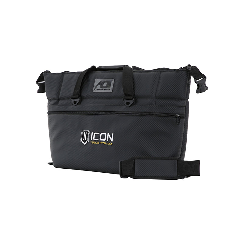 ICON Vehicle Dynamics ICON-2142-STL-BL/CB-24PK - 24PK CARBON AO COOLER W/STANDARD ICON LOGO 4