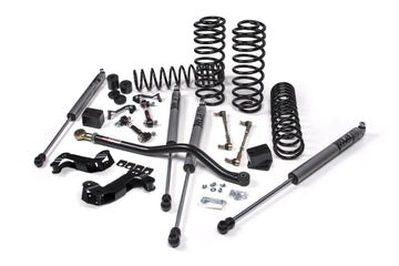 JKS JSPEC134KFA J-Kontrol 3 Inch Lift Kit Fox Adventure Series Shocks Standard Rate Coils