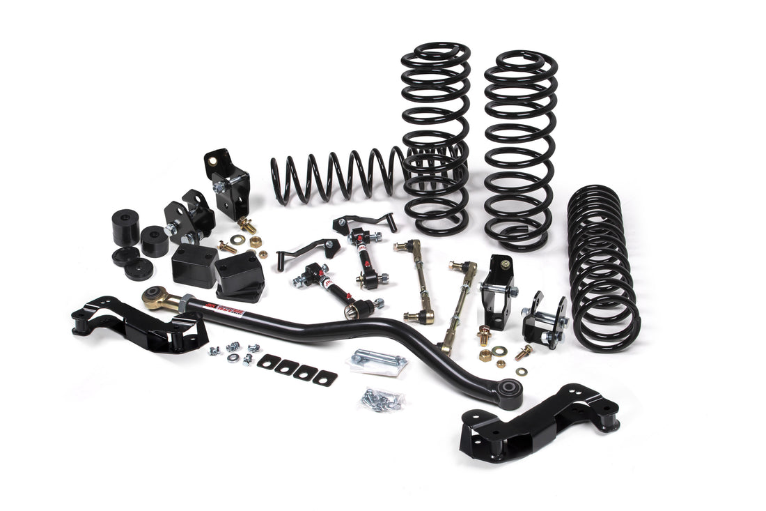 JKS Manufacturing JSPEC166KNS - 2018-2024 Jeep Wrangler JL J-Kontrol 2.5 Inch 4 Door w/Shock Extension Brackets Diesel JSPEC