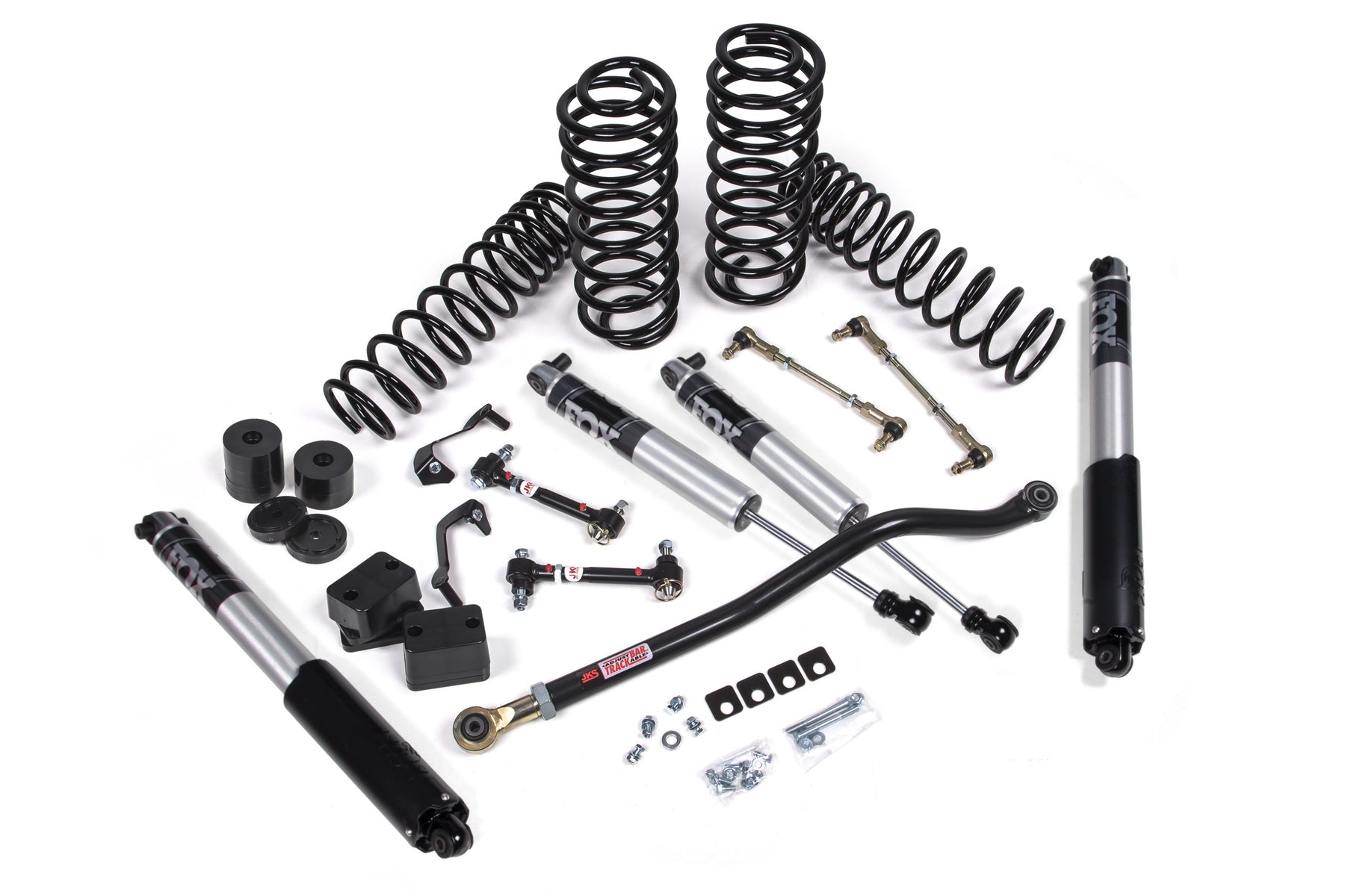 JKS Manufacturing JSPEC120PS J-Venture 3.5 Inch Lift Kit Fox 2.5 Performance Series Shocks HD Rate Coils