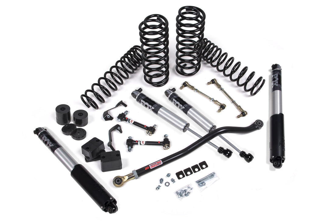 JKS JSPEC131PS J-Venture 3 Inch Lift Kit Front 1.5-2 Inch Rear Fox 2.5 Performance Shocks