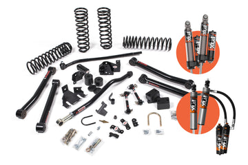 JKS JSPEC114PES 3.5 Inch J-Konnect Suspension Lift Kit w/ Fox 2.5 Performance Elite Series Shocks