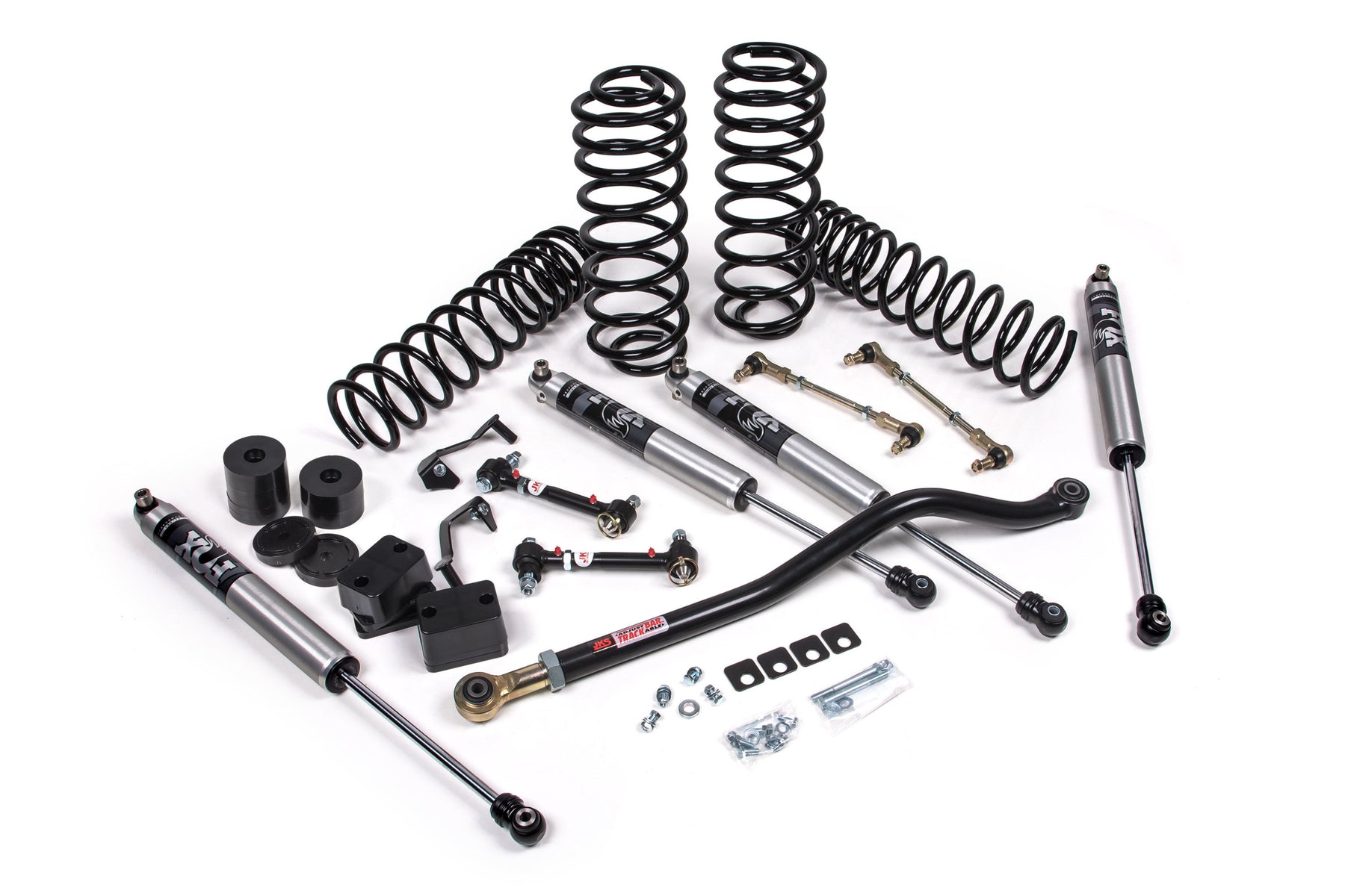 JKS Manufacturing JSPEC120KFP J-Venture 3.5 Inch Lift Kit Fox 2.0 Performance Series Shocks HD Rate Coils