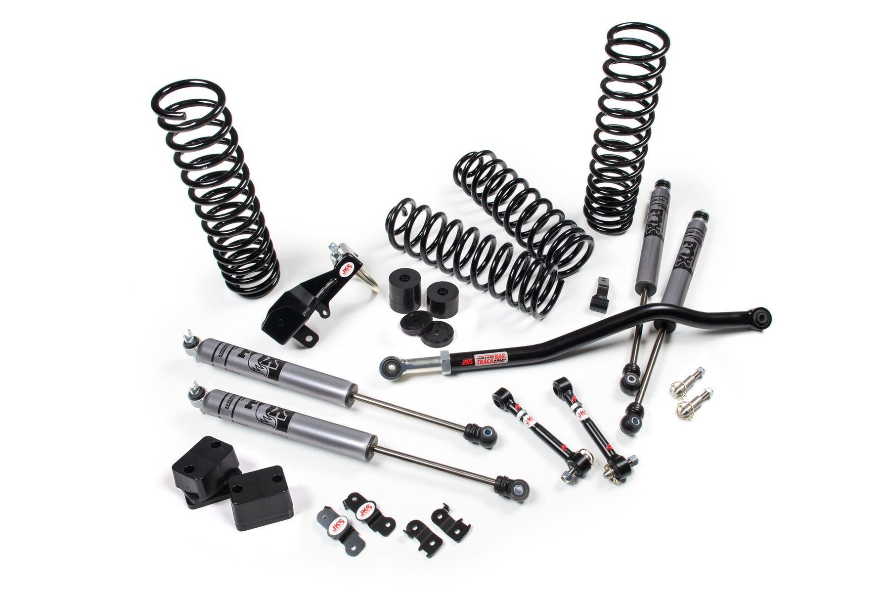 JKS Manufacturing JSPEC101KFA - 2007-2018 Jeep Wrangler JK J-Venture 2 Door 3.5 Inch Lift Kit w/ Fox Adventure Series Shocks JSPEC