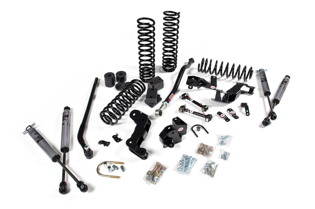JKS Manufacturing JSPEC108KFA - 2007-2018 Jeep Wrangler JK J-Kontrol 4 Door 3.5 Inch Lift Kit w/ Fox Adventure Series Shocks JSPEC