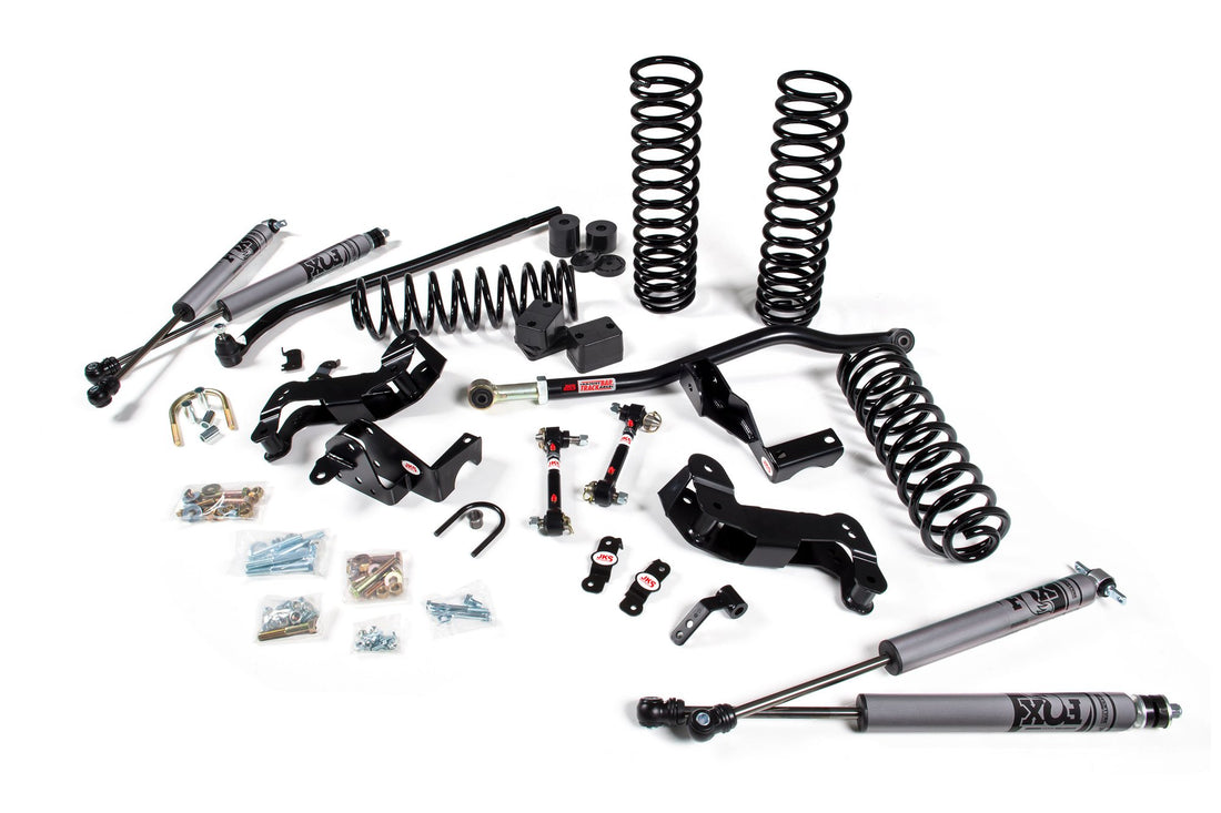 JKS Manufacturing JSPEC108KFA - 2007-2018 Jeep Wrangler JK J-Kontrol 4 Door 3.5 Inch Lift Kit w/ Fox Adventure Series Shocks JSPEC
