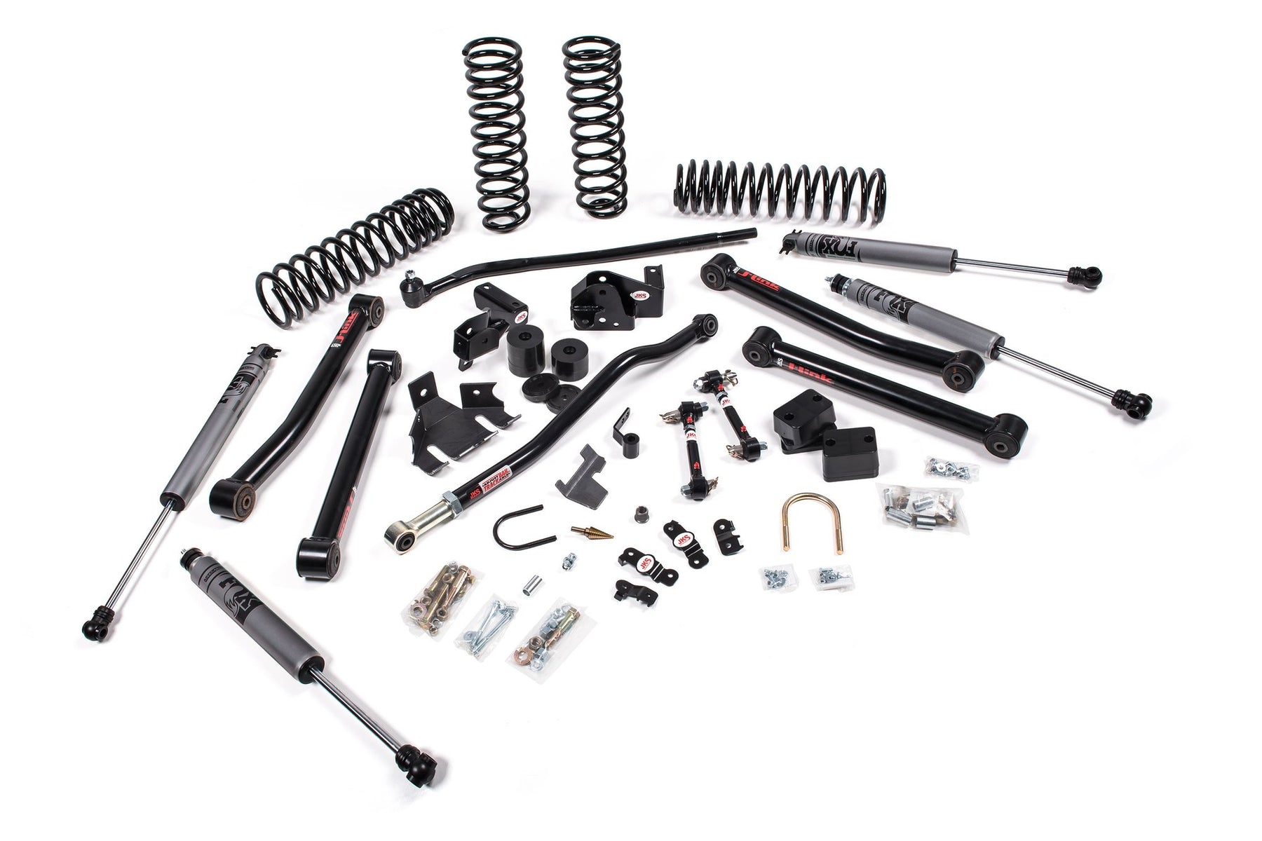 JKS JSPEC114KFP J-Konnect 3.5 Inch Lift Kit w/ Fox 2.0 Performance Series Shocks