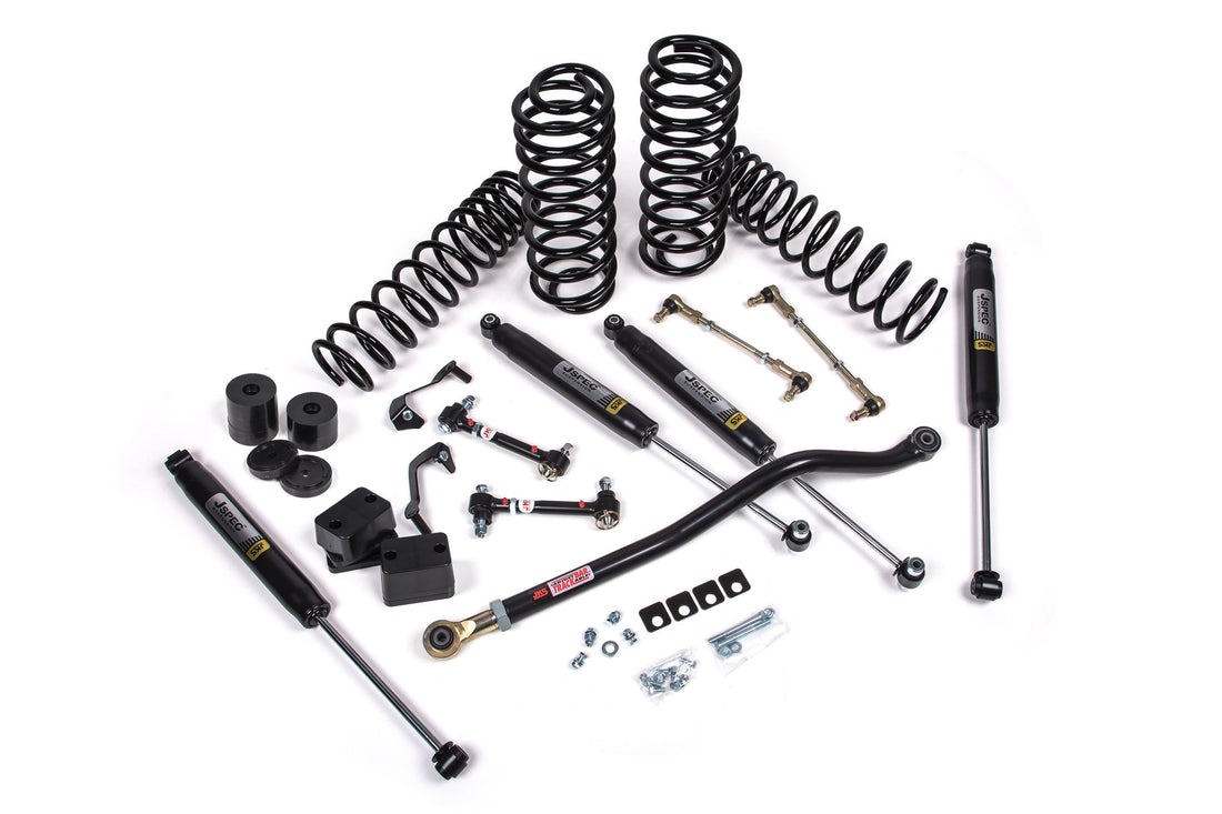 JKS JSPEC117PES J-Venture 2.5 Inch Lift Kit Fox 2.5 Performance Elite Series Shocks Standard Rate Coils