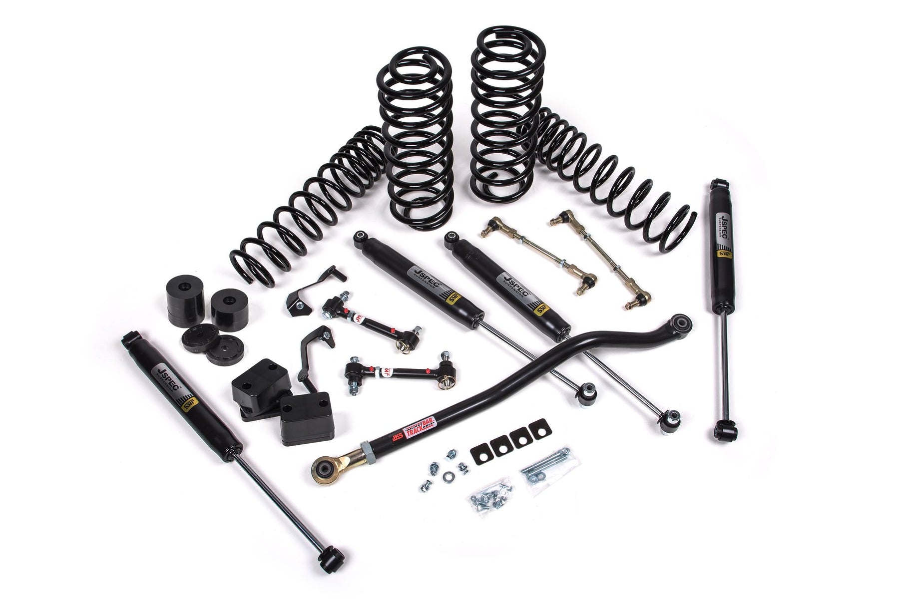 JKS JSPEC117PES J-Venture 2.5 Inch Lift Kit Fox 2.5 Performance Elite Series Shocks Standard Rate Coils