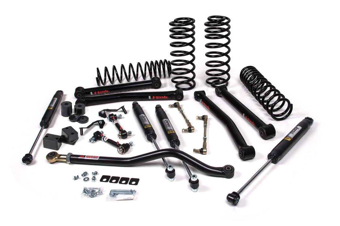 JKS Manufacturing JSPEC121PES J-Konnect 2.5 Inch Lift Kit Fox 2.5 Performance Elite Series Shocks Standard Rate Coils