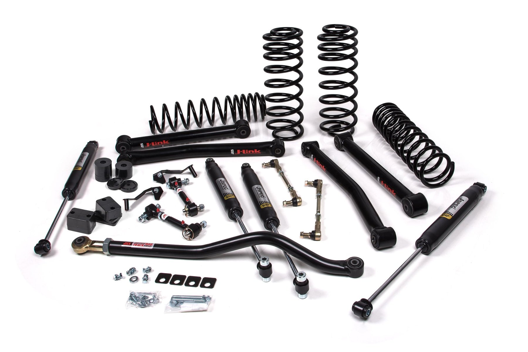 JKS Manufacturing JSPEC121PES J-Konnect 2.5 Inch Lift Kit Fox 2.5 Performance Elite Series Shocks Standard Rate Coils