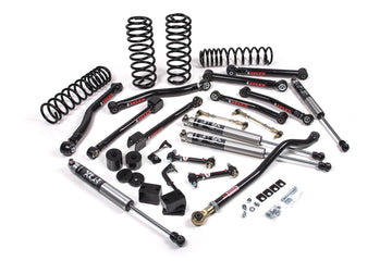 JKS JSPEC128PES J-Krawl 3.5 Inch Lift Kit w/Fox 2.5 Performance Elite Shocks HD Rate Coils