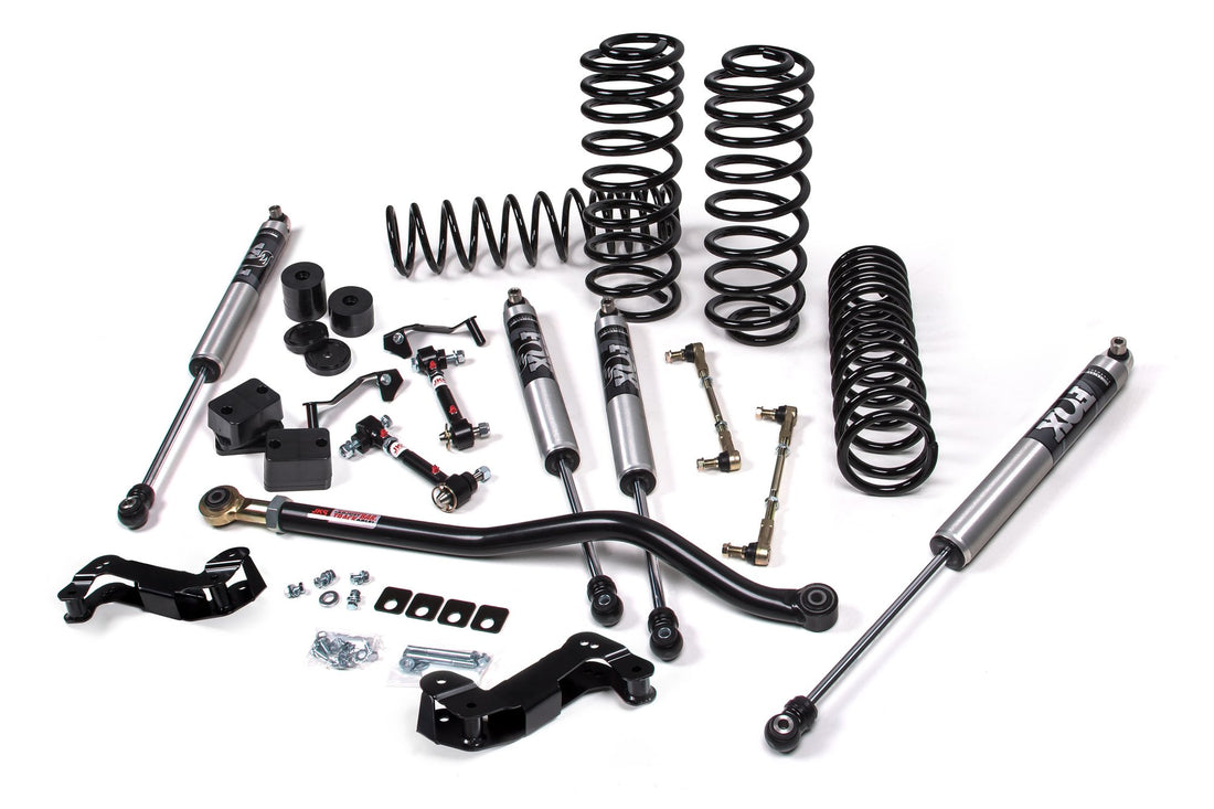 JKS Manufacturing JSPEC141KFA J-Kontrol 3.5 Inch Lift Kit Fox Adventure Series Shocks Standard Rate Coils