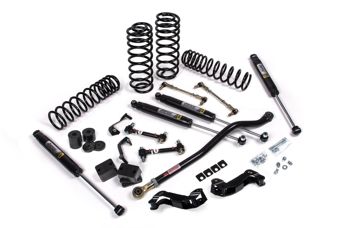 JKS Manufacturing JSPEC141KFA J-Kontrol 3.5 Inch Lift Kit Fox Adventure Series Shocks Standard Rate Coils
