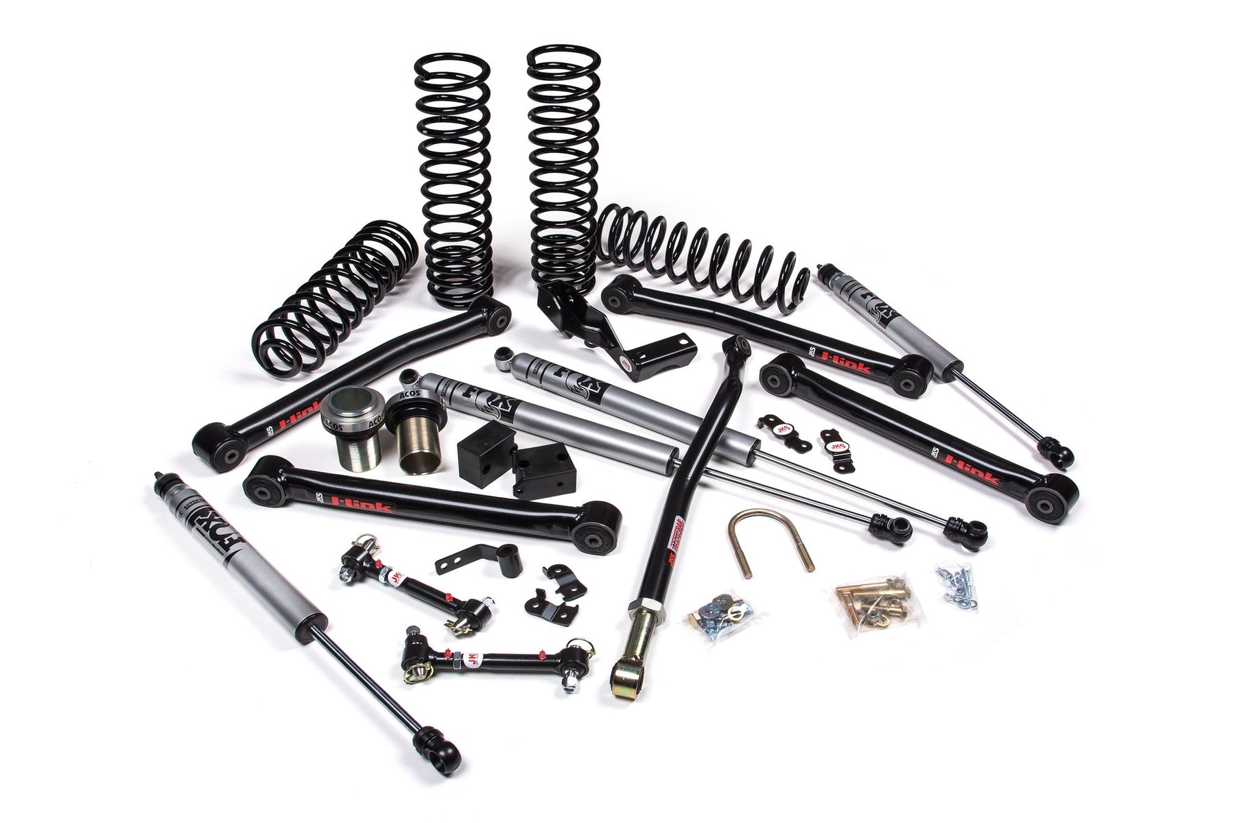 JKS Manufacturing JSPEC154KFP - 07-18 Jeep Wrangler JK J-Lander 3.5 Inch 4 Door w/Fox 2.0 Performance Series Shocks JSPEC