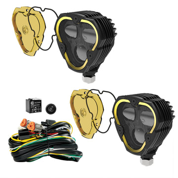 KC HiLiTES 284 - KC FLEX ERA 3 LED 3.5IN SAE FOG 2-LIGHT MASTER KIT 1