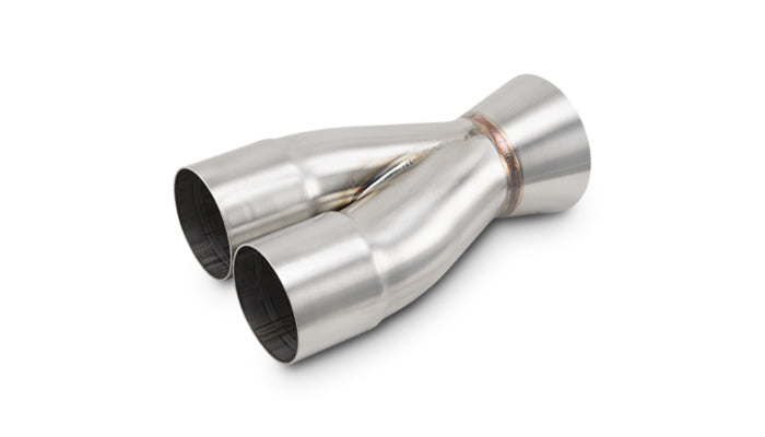 Vibrant Performance 10359 2-1 Merge Collector, 2.5" Inlet I.D. x 3.5" Outlet O.D., 8.60" Overall Length