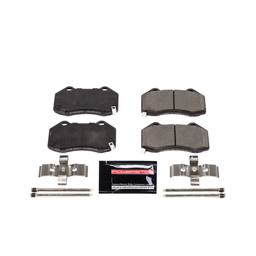 Power Stop Z23-1379B PowerStop - Z23 Daily Driver Carbon-Fiber Ceramic Brake Pads with Hardware Kit