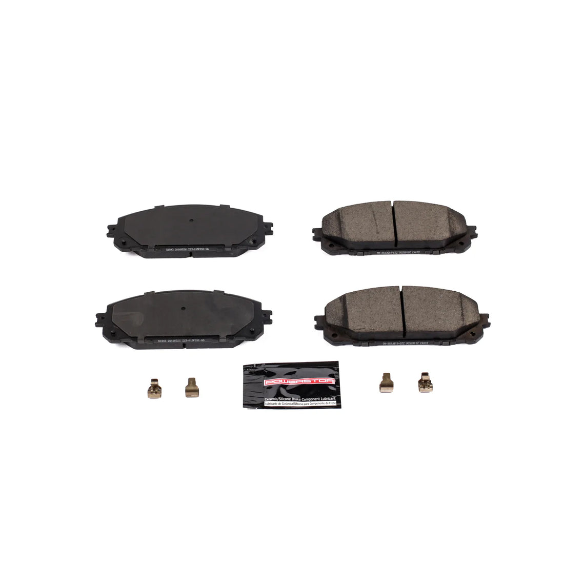 Power Stop Z23-1843 2016-2023 Jeep Cherokee Disc Brake Pad Set