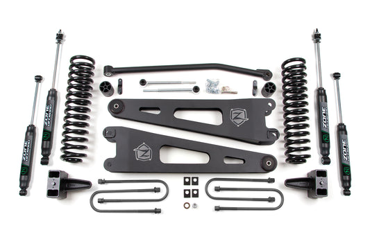 Zone 4 Inch Radius Arm Lift Kit | Nitro Shocks
