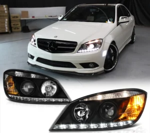 2008-2011Mercedes-BenzW204C-ClassBlackAMGSTYLELEDProjectorHeadLights-1_1200x1200